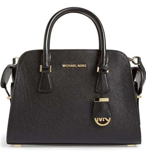 Harper Medium Leather Satchel 